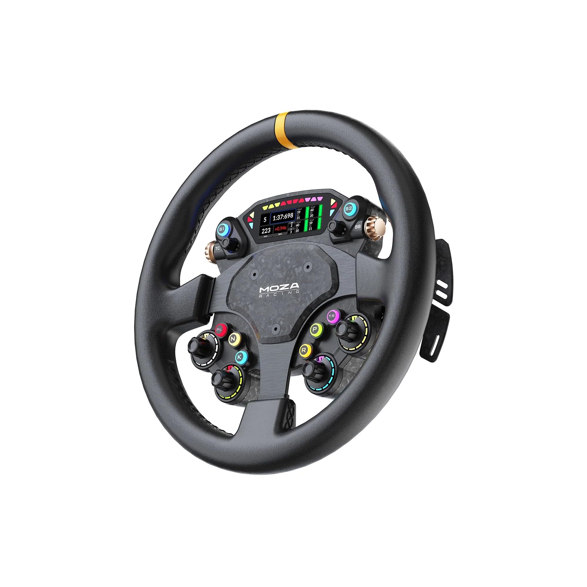 Amazon.com: MOZA CS Pro Steering wheel for PC Gaming Car simulator